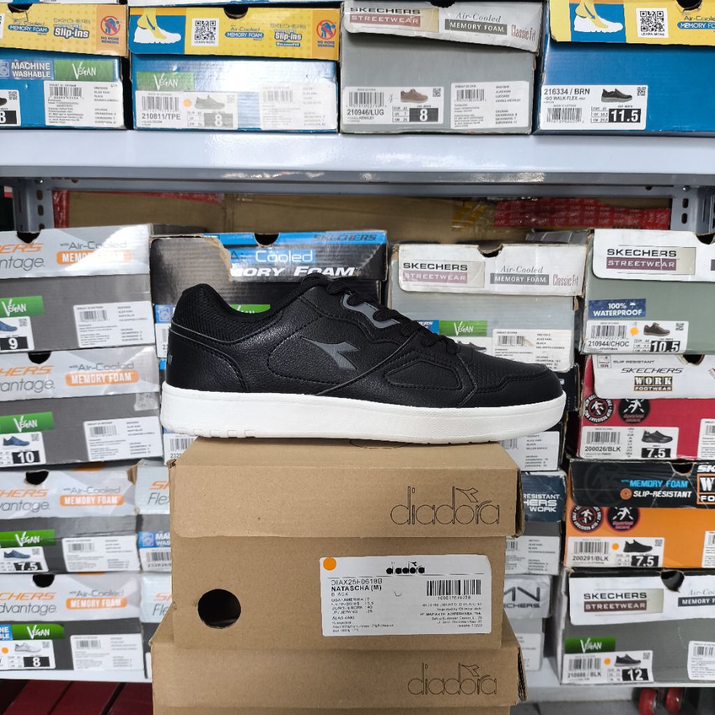 Sepatu Casual Pria Diadora Natascha - Black