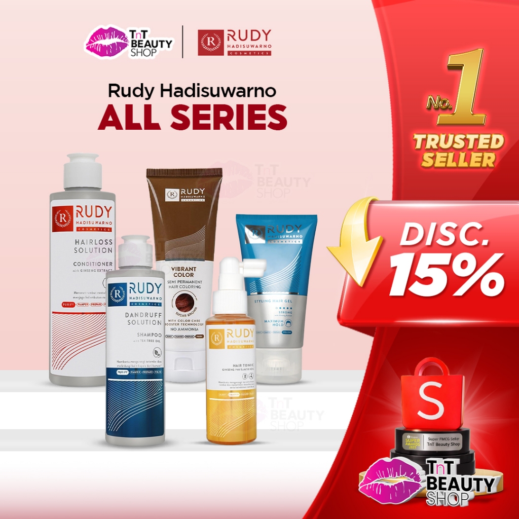 Rudy Hadisuwarno SERIES | Hair Growth Serum Styling Hair Gel Hairloss Shampoo - RHC | TnT Beauty