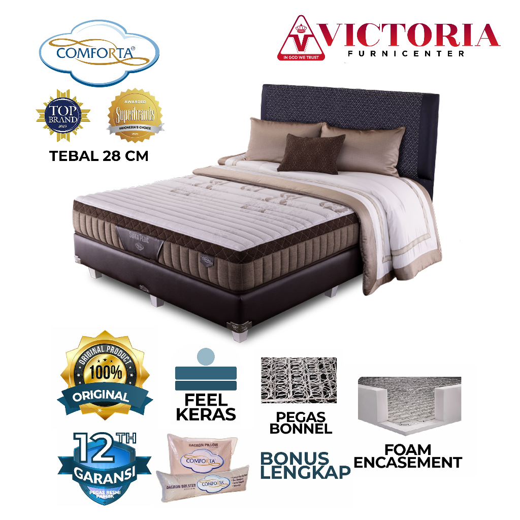 Comforta Super Pedic 120 x 200 120x200 Kasur Saja Mattres Only