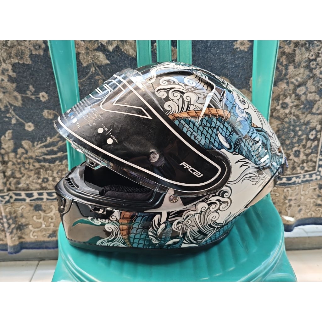 Helm Helmet full face RSV prelove second murah mulus