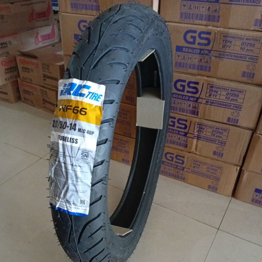 BAN LUAR IRC 80/90-14 Tubeless Nf66/Enviro