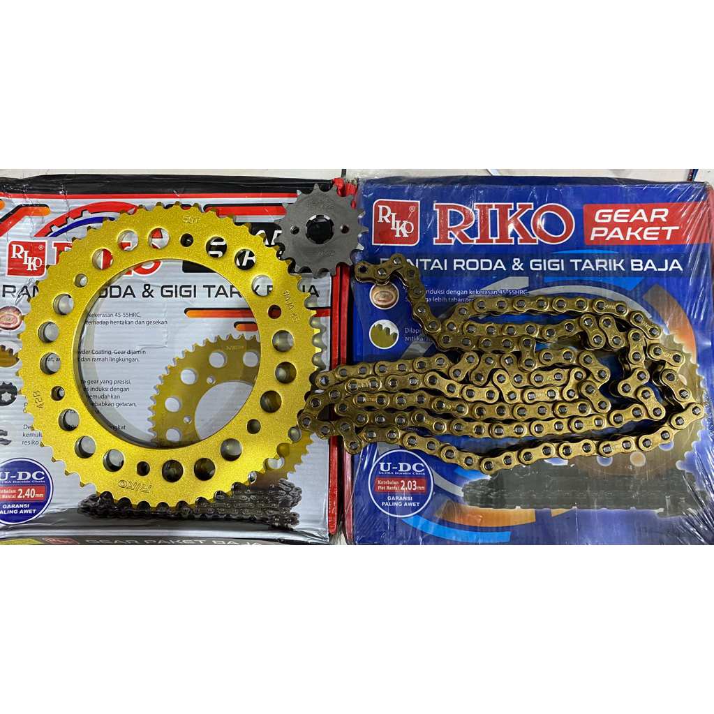 GEAR GIR RANTAI SET / KOMPLIT RIKO CRF 150