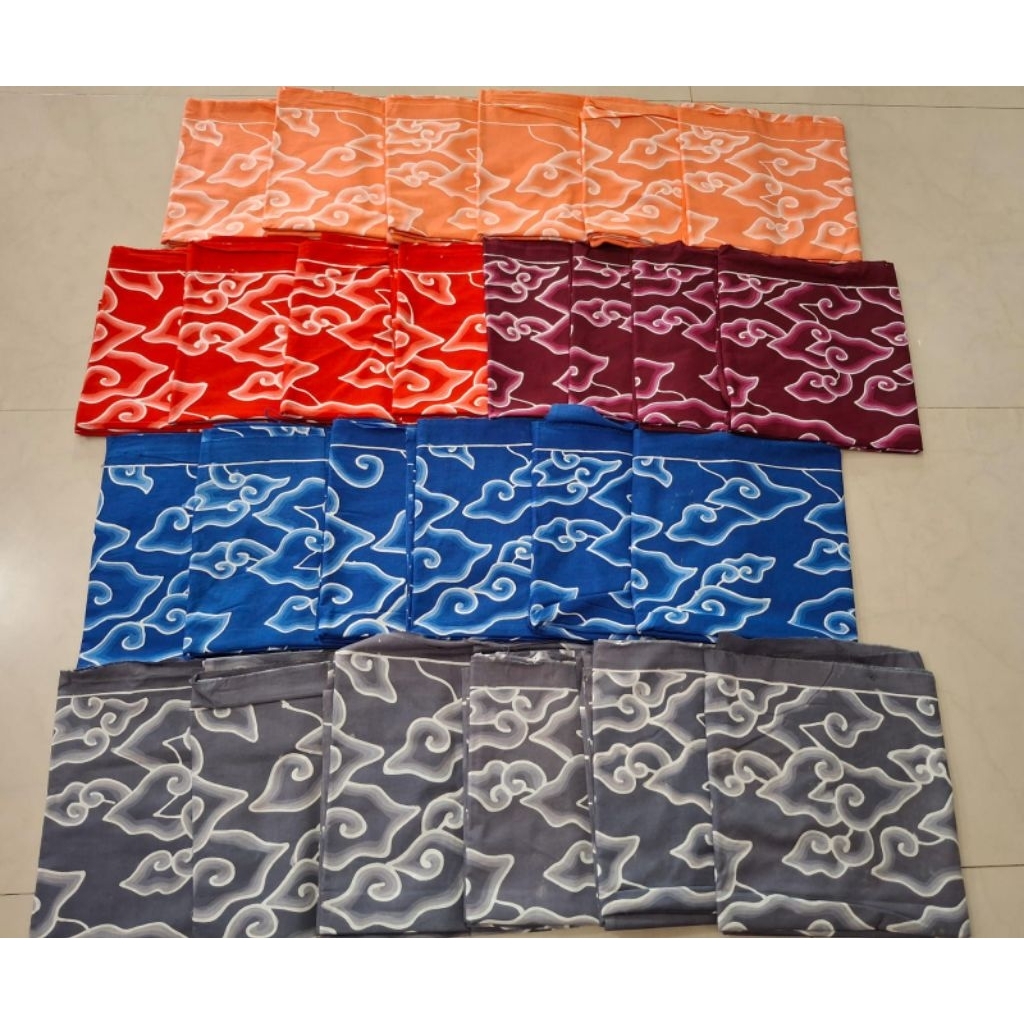 Batik.Cirebon | BATIK TULIS ASLI | Kain Batik Mega Mendung Tulis Bahan Katun Mersis