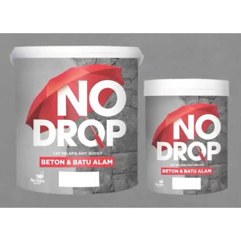 Cat Pelapis Anti Bocor No Drop Beton & Batu Alam Warna Transparan