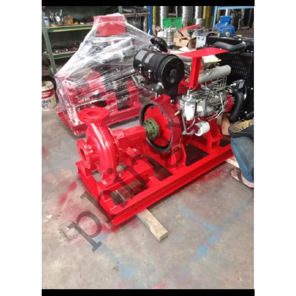 Diesel Hydrant Pump 500 Gpm Diesel Fire Pump Head 13.5 Bar Engine Fire Pump 500gpm
