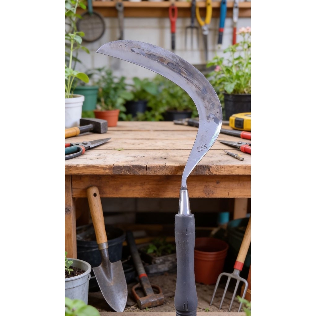 Arit/sabit rumput baja isen ukuran sedang asli baja