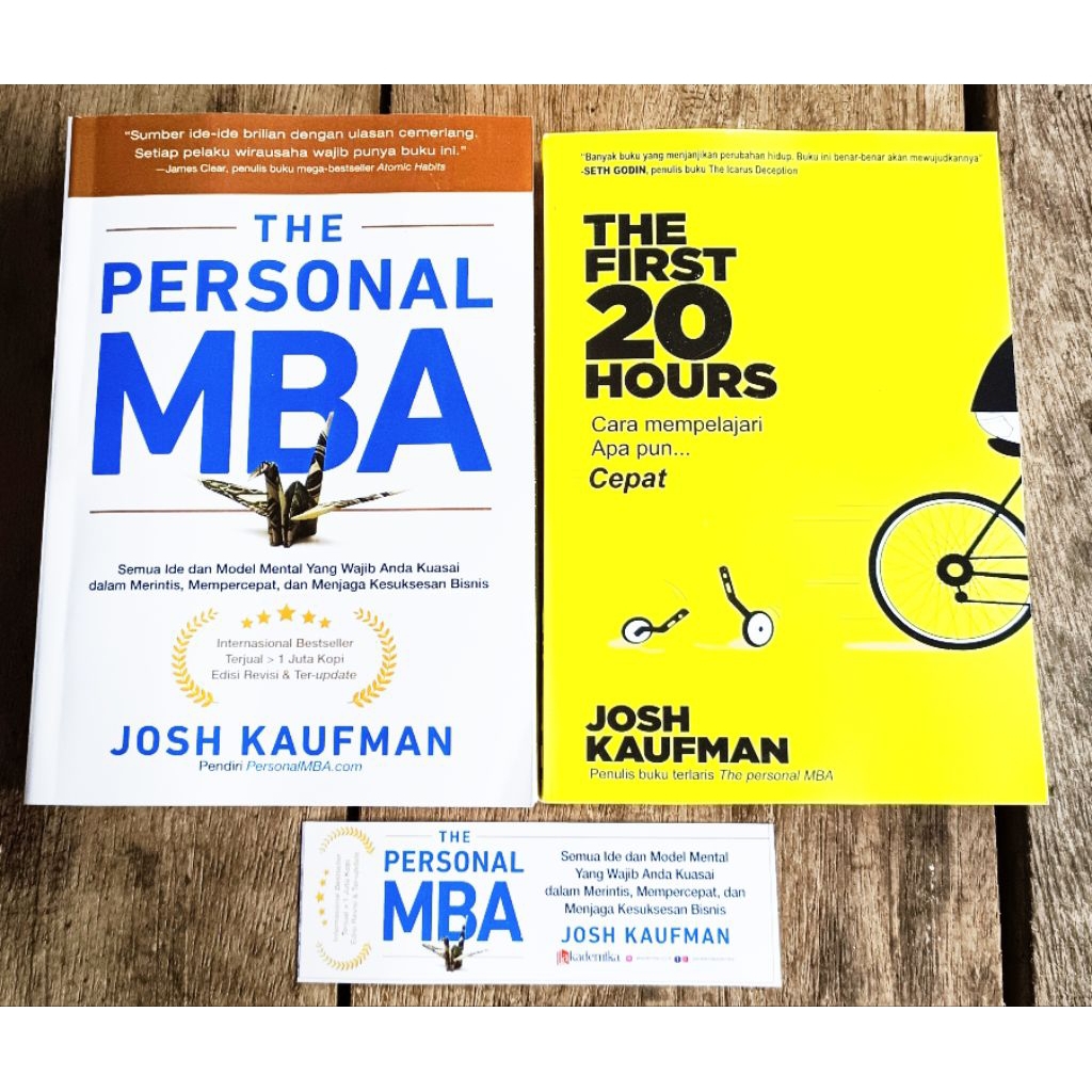 paket 2 buku personal MBA edisi bahasa indonesia + the first 20 hours edisi bahasa indonesia