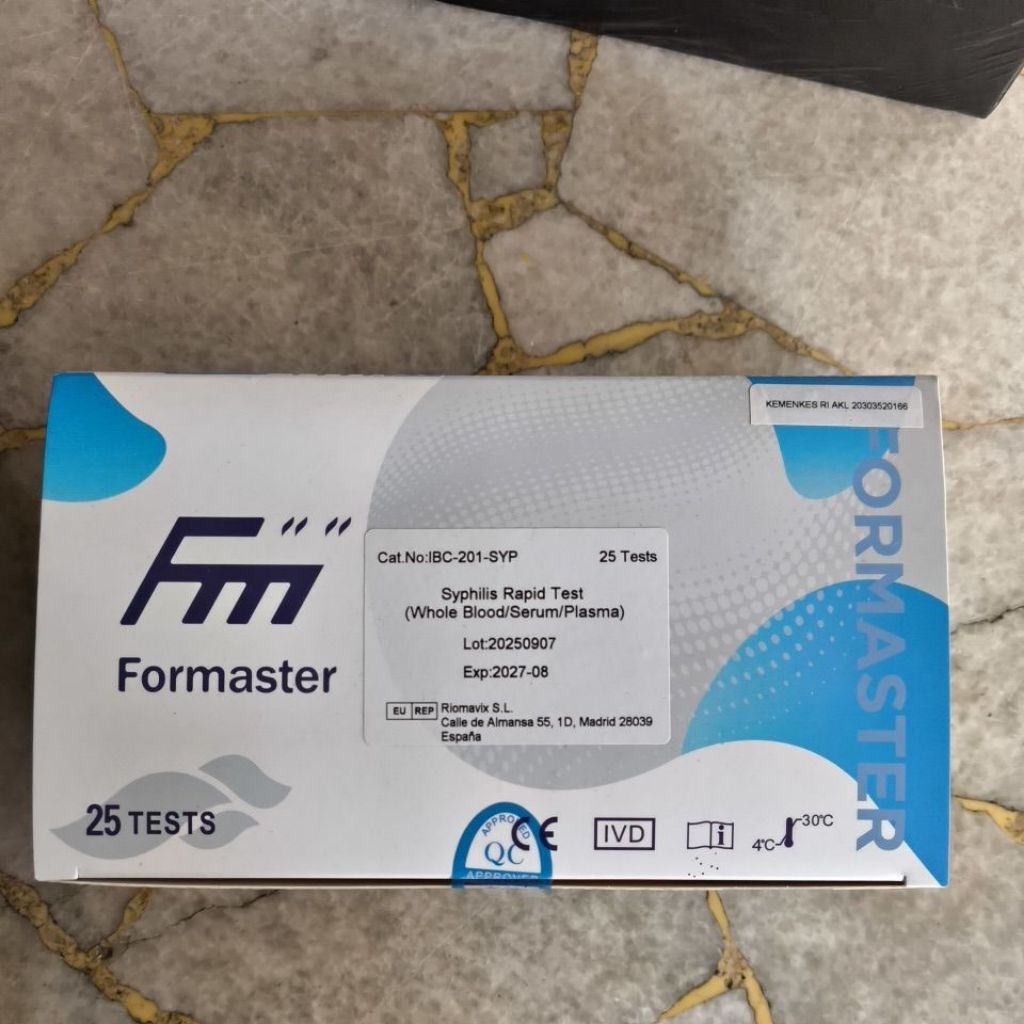 Formaster Syphilis Rapid Test Kemenkes AKL