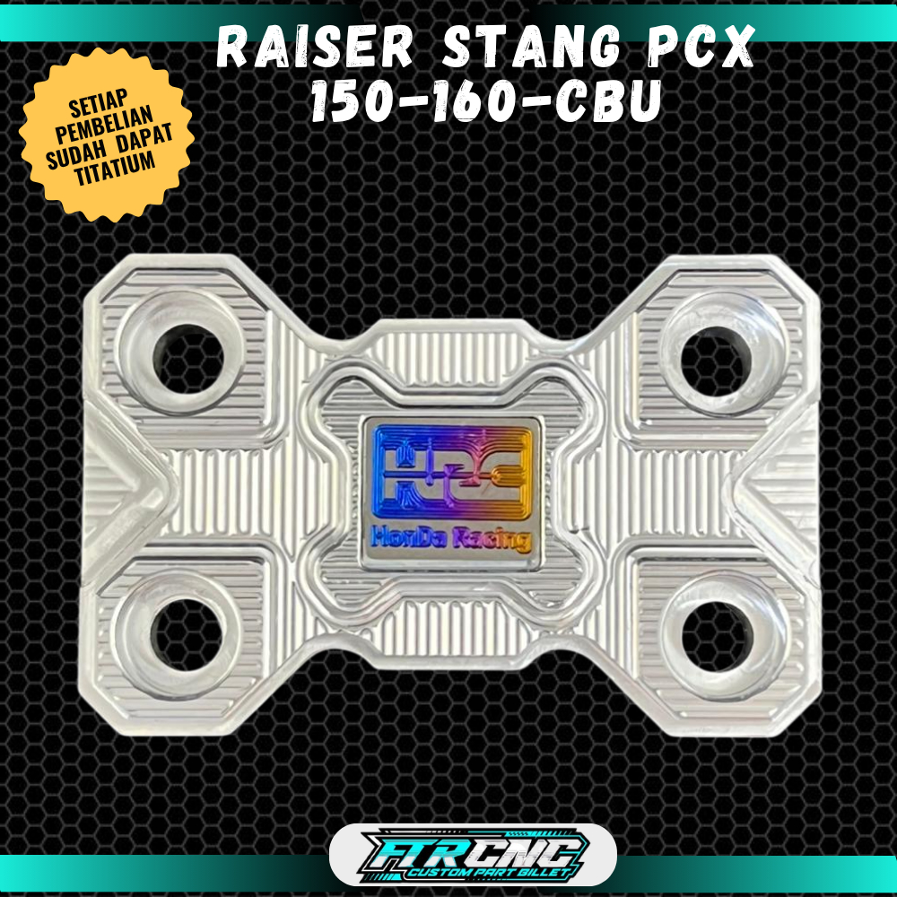 Raiser Stang PCX Klem Stang PCX 150 160 CBU CNC BILLET