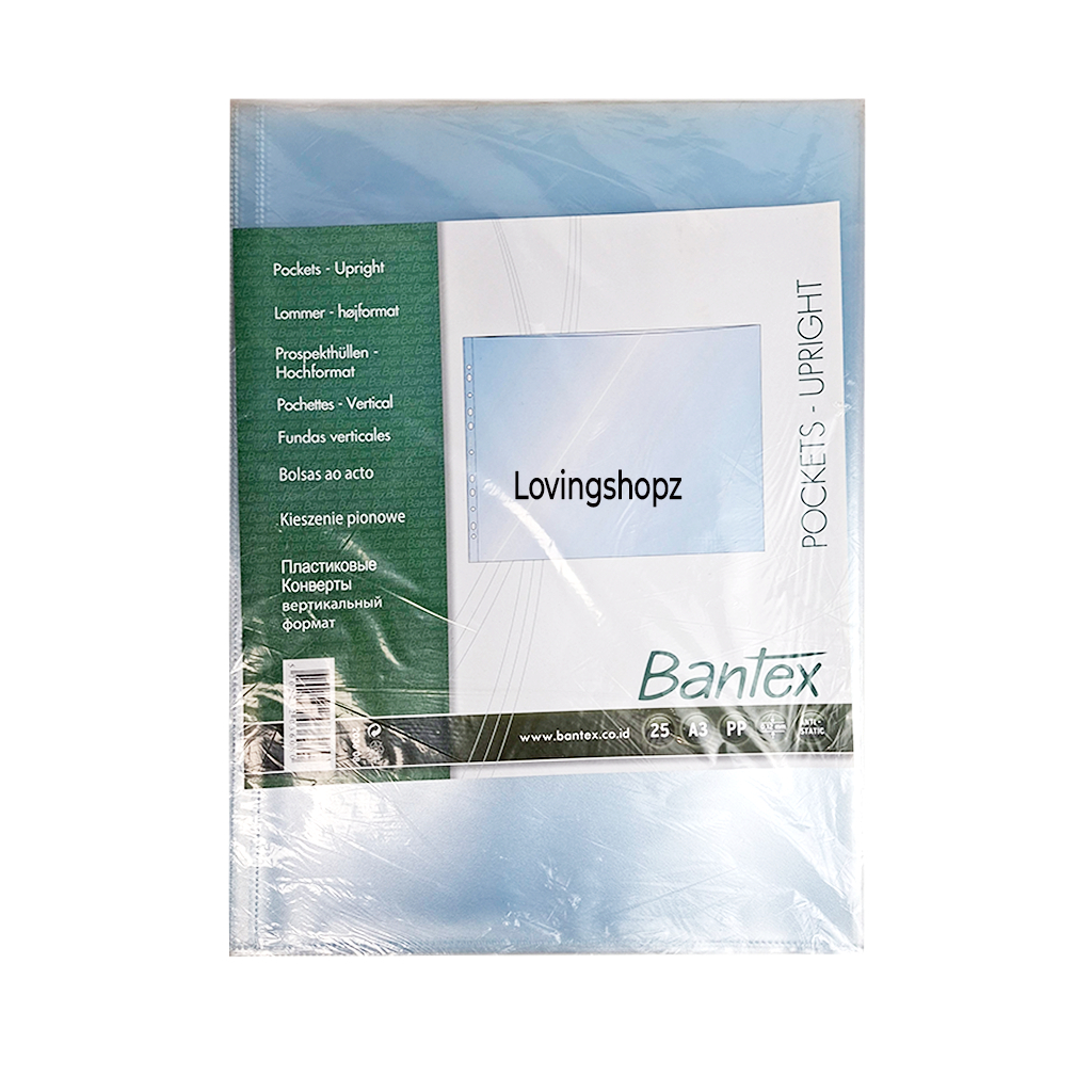 PP Pocket Plastik ukuran A3, 2036