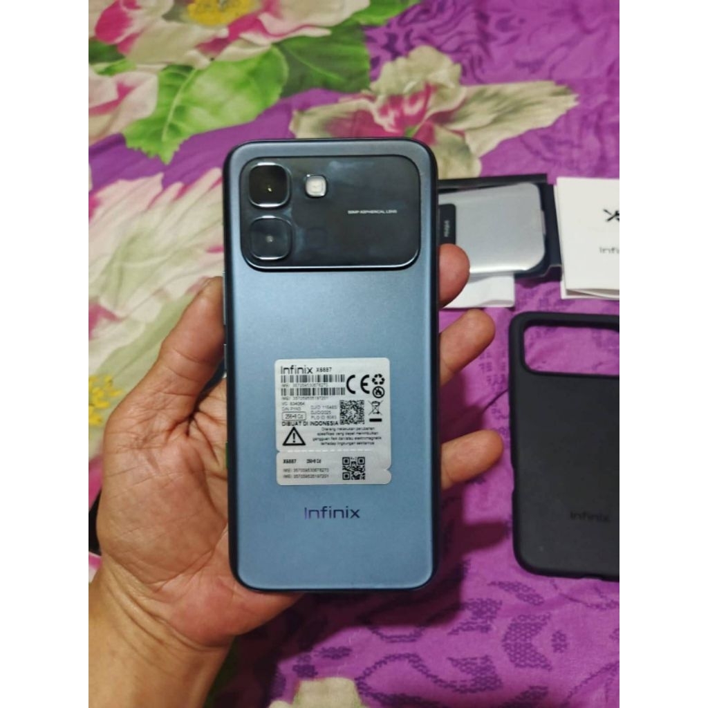 INFINIX NOTE EDGE RAM 8+8 / 256 GB FULLSET MULUS NO MINUS 100% ORI