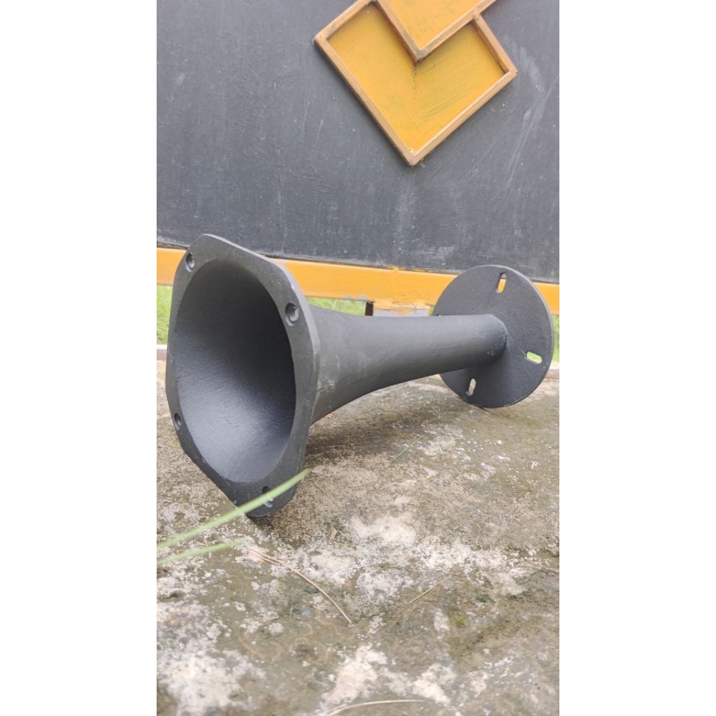 Horn Corong Tweeter Tasso Terompet 15x15 Alumunium Cor Sudah Drat