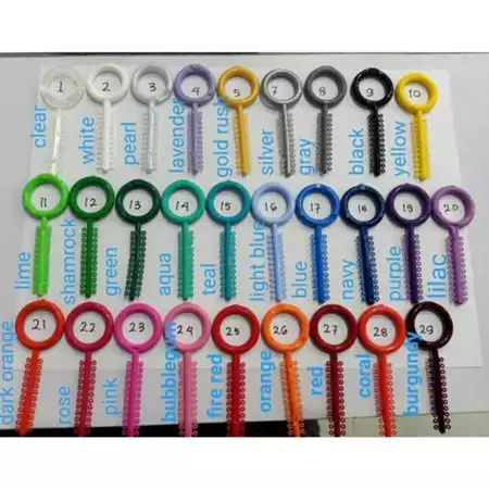 Power O original AO / american orthodontic ortho karet behel braces 0 ring dental gigi america ameri