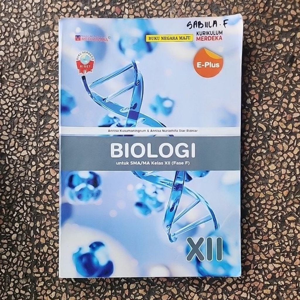 Buku Biologi Sma Kelas 12 Kurikulum Merdeka Mediatama