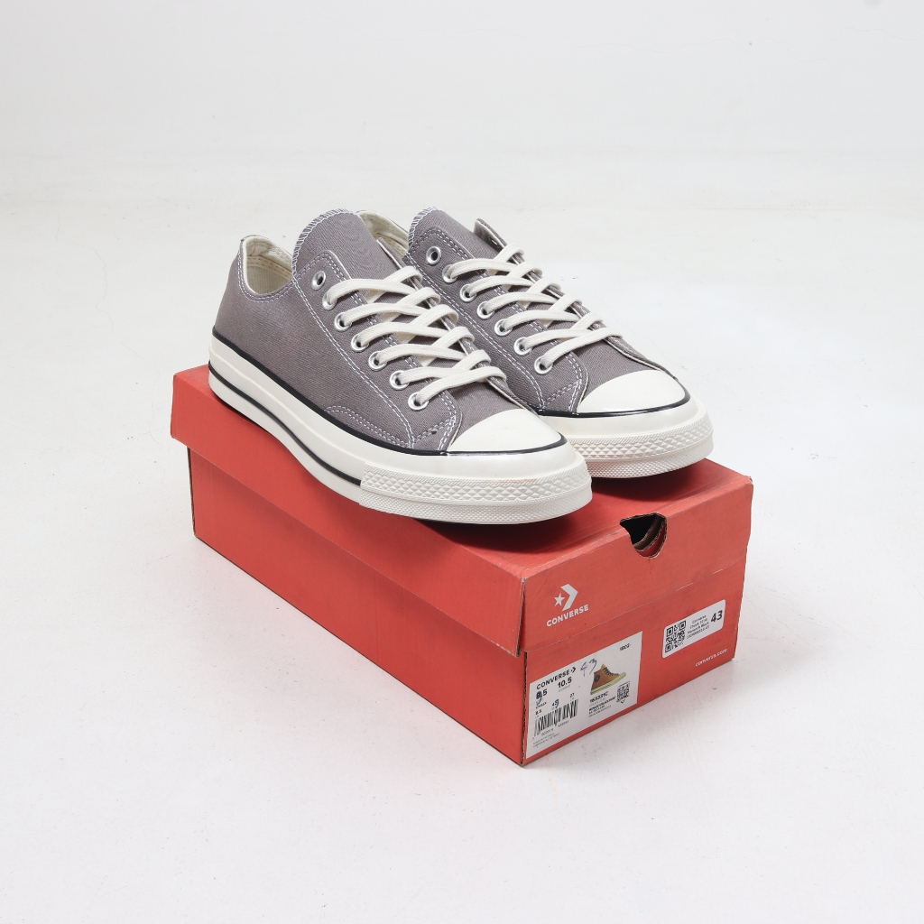 (MARKET) Sepatu Sneakers Converse Chuck 70s Ox Mason Grey Egret