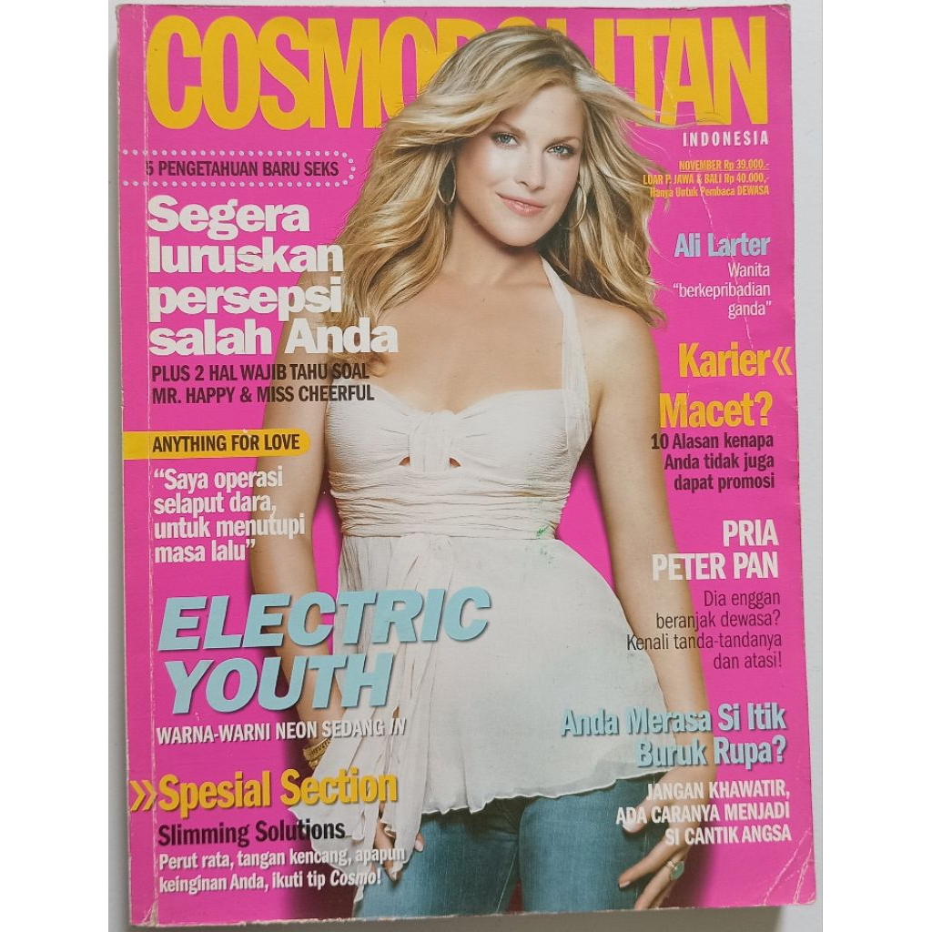 COSMOPOLITAN-Majalah Cosmopolitan Electric Youth