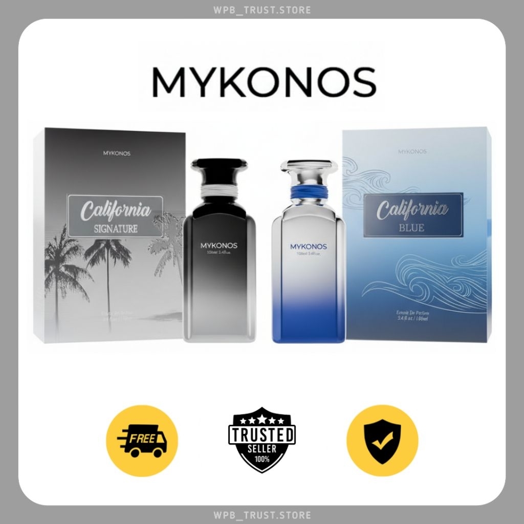 Mykonos - California Signature 100ml & Mykonos California Blue 100ml Extrait De Parfum