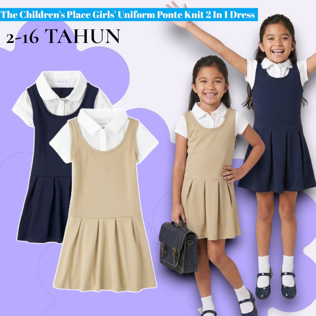 TCP Dress Anak Perempuan 2-14Tahun 3858