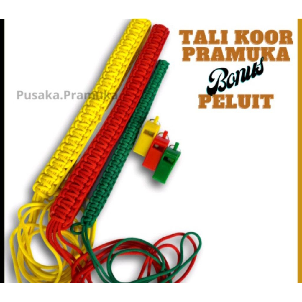 Talikur + Pluit Pramuka untuk SD / SMP / SMA
