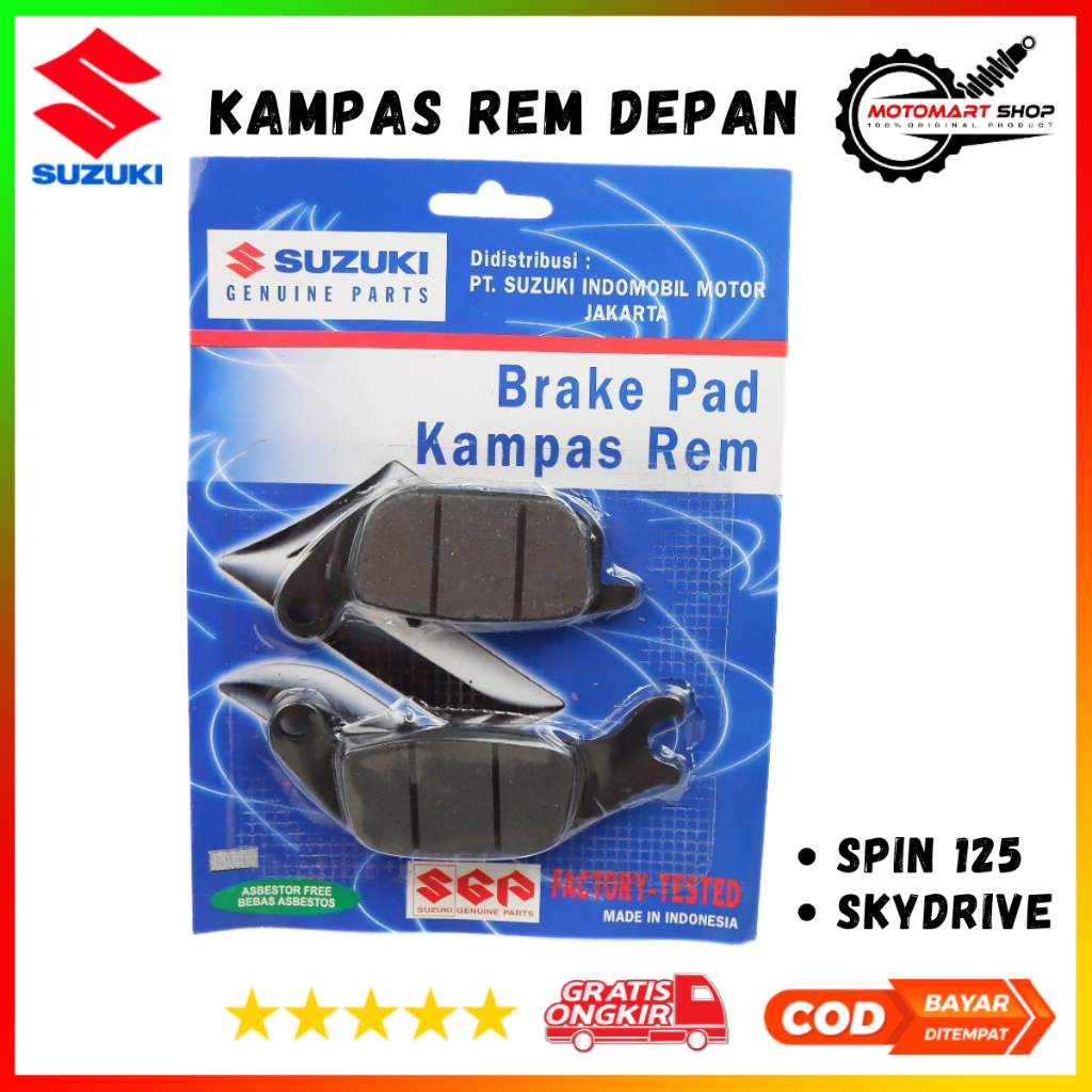 Kampas Rem Cakram Depan Suzuki Spin 125 Skydrive