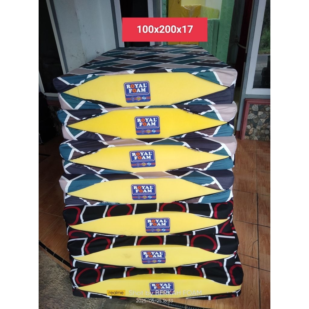 kasur busa royal foam ukuran 200x100x17