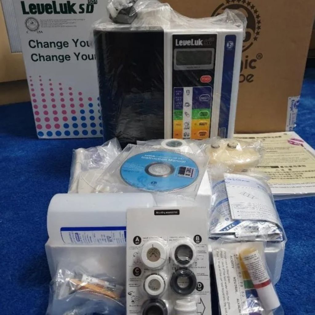 mesin kangen water laveluk SD501 baru segel free pompa 7plat