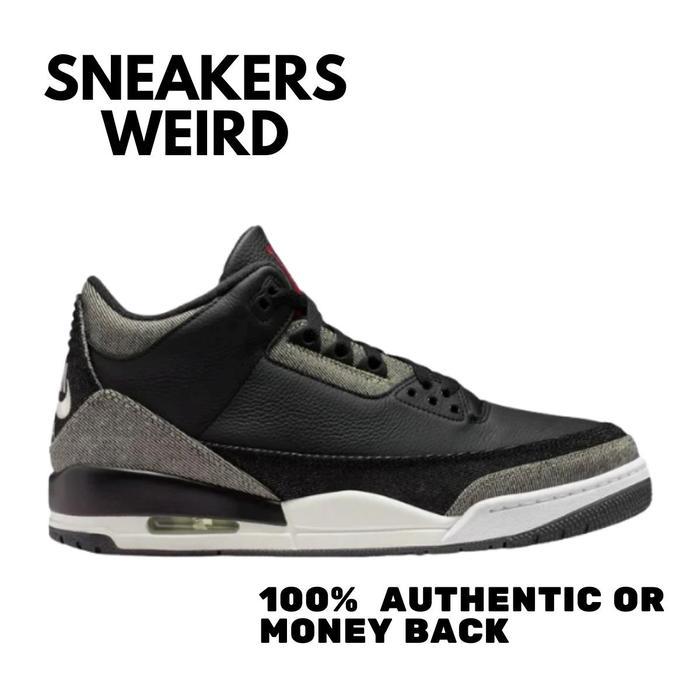 Air Jordan 3 Retro Levi’s Black Cement White Denim