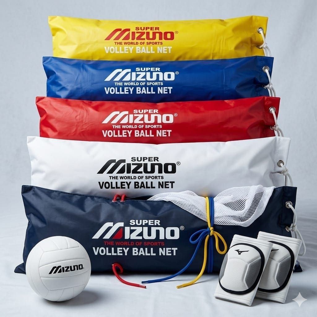 (NET RAINBOW) NET VOLLY MIZUNO SUPER | NET VOLLY RAINBOW NET VOLLY BERKUALITAS