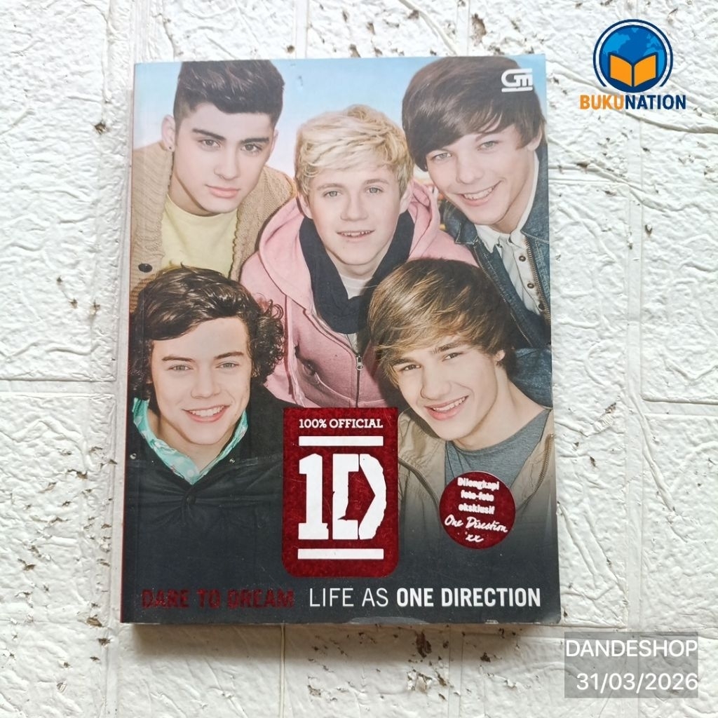 1D Dare To Dream Life as One Direction (100% Official) - Buku Bekas Preloved