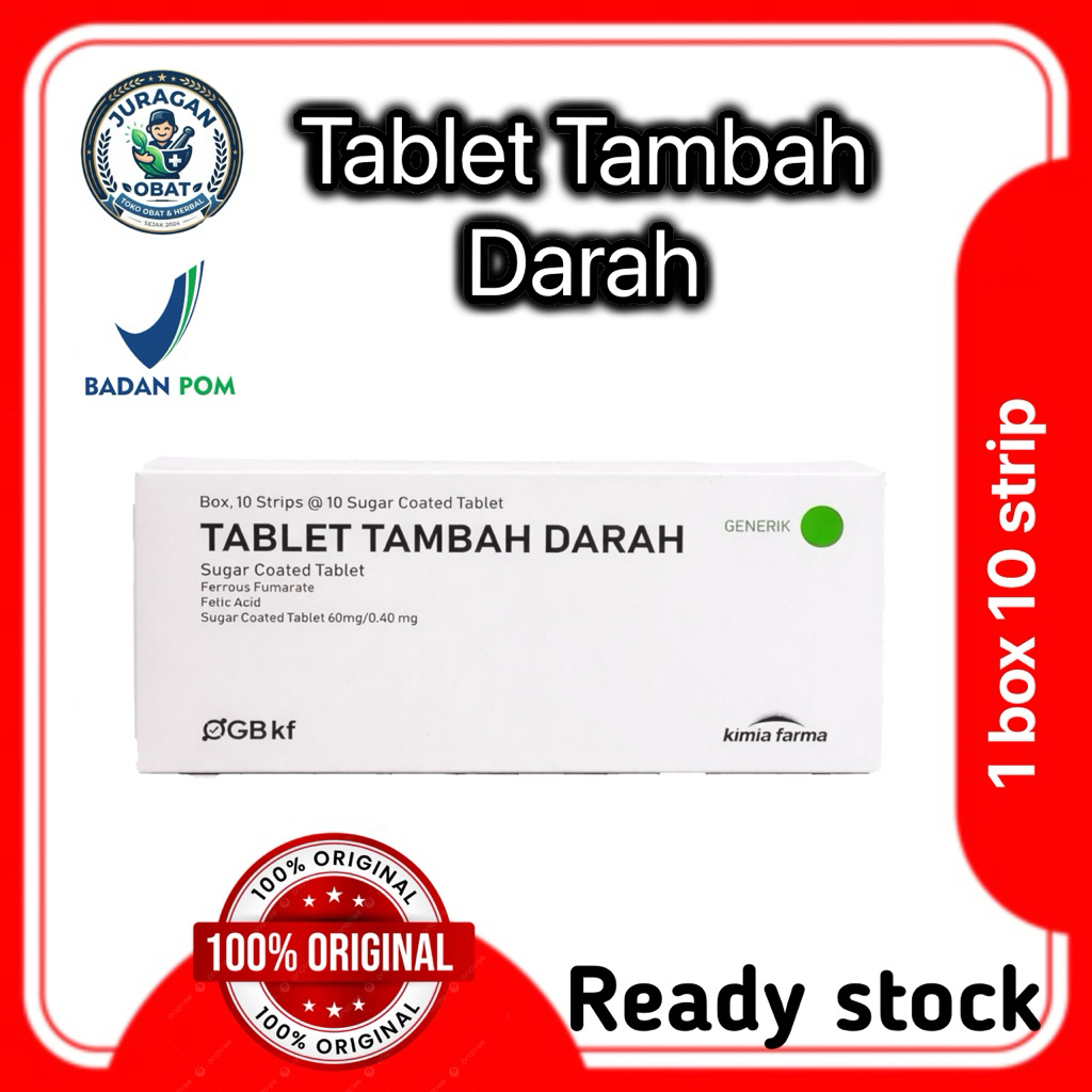 Tablet tambah darah - Kimia Farma 10 strip