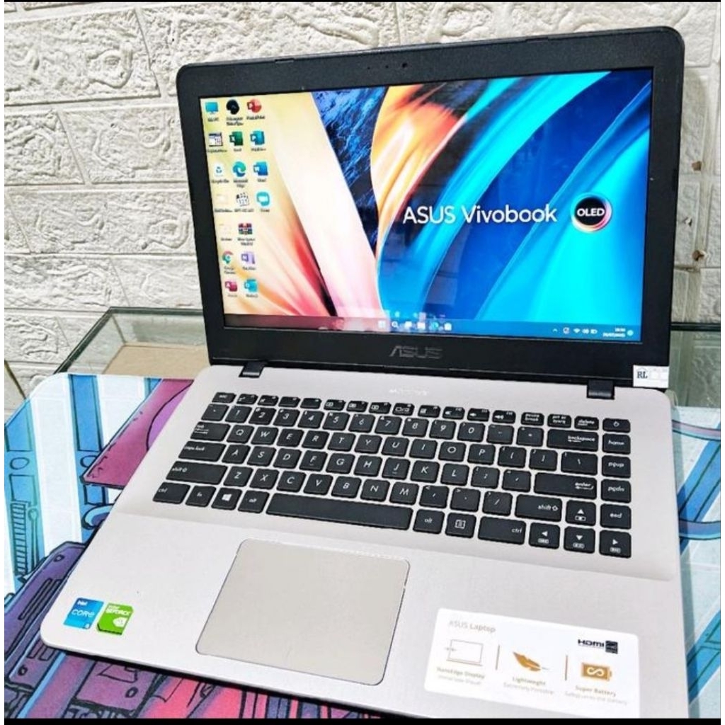 LAPTOP ASUS A442UR CORE i5 NVIDIA RAM 8GB SSD 256GB ++ HDD 500GB
