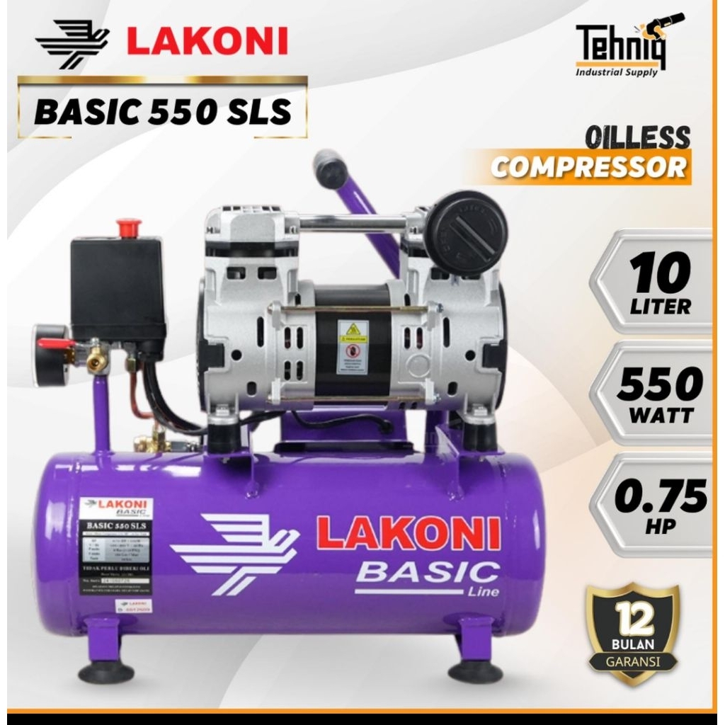 KOMPRESOR LAKONI BASIC 550ls / kompresor lakoni oiles 9liter