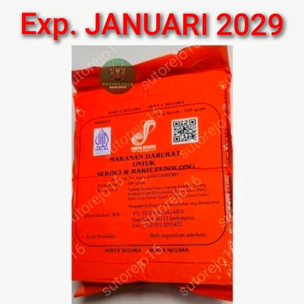 Ransum makanan darurat sekoci kapal MRE mirip Ransum tni enertab food ration Ransum pendaki camping