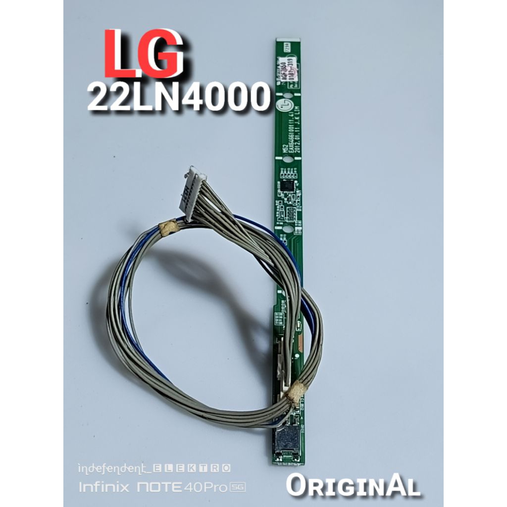 Sensor tombol ir tv Lg 22LN4000    sensor tv lg 22ln4000   tombol Sentuh Tv led LG 22LN4000