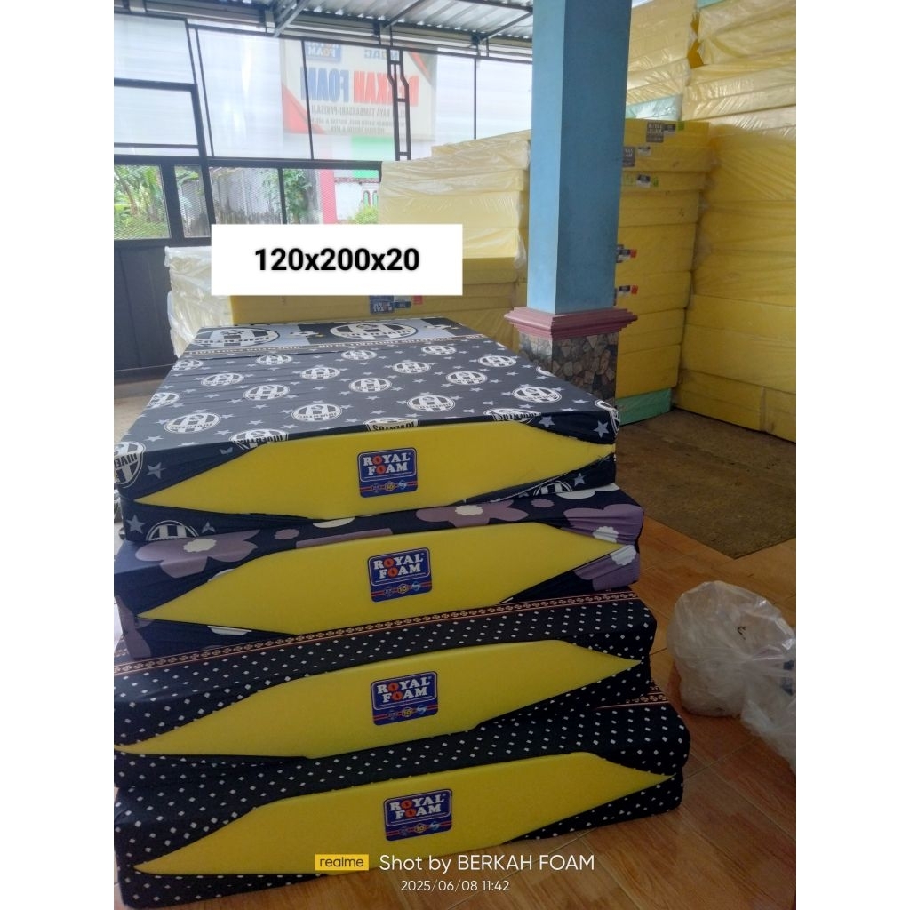 KASUR BUSA ROYAL FOAM UKURAN 200X120X20