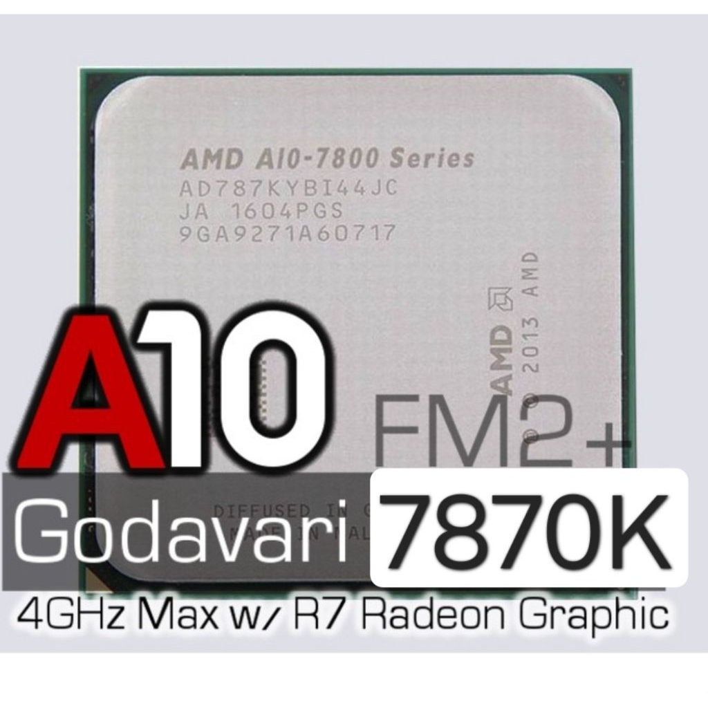 A10 7850K A10 7860K A10 7870K A10 7890K Godavari FM2+ AMD Processor With R7 Radeon Graphic Integrate