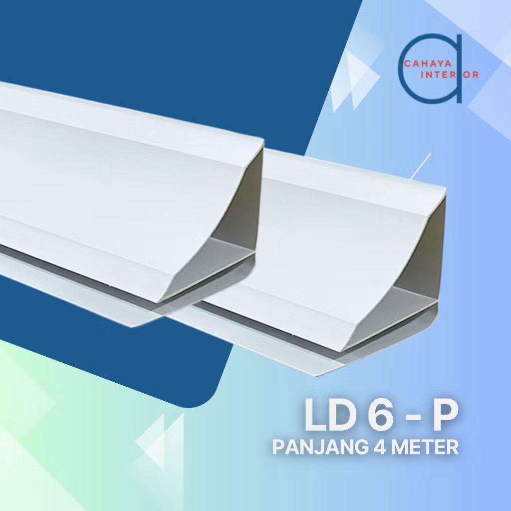 LIS DINDING PLAFON PVC | LIS TUTUP - SAMBUNG - DROP PLAFON PVC HARGA PER BATANG
