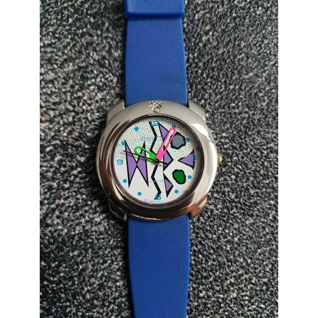 Jam Tangan Vintage United Color Of Bentton Abstract By Bulova @Swatch