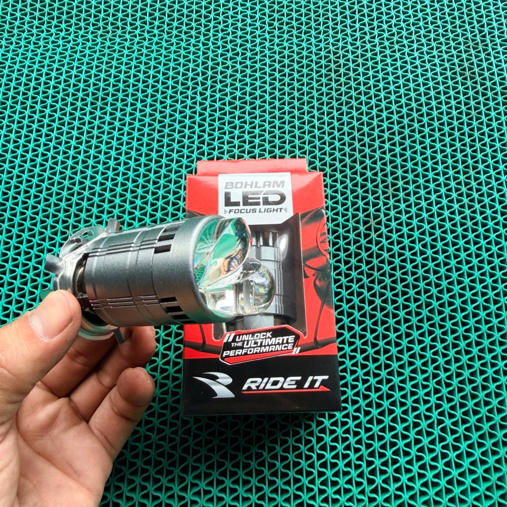 LAMPU DOP LED MOTOR MOBIL H4 LASER FOCUS RIDE IT LIGHT 45W ACDC