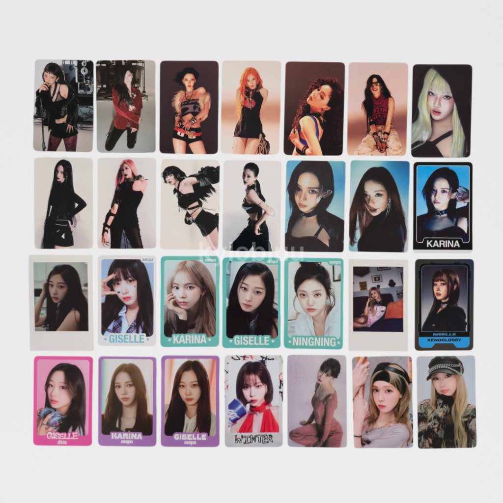 [READY MURAH UNDER 40K] PHOTOCARD PC OFFICIAL AESPA KARINA GISELLE WINTER NINGNING ALBUM TRADING CAR