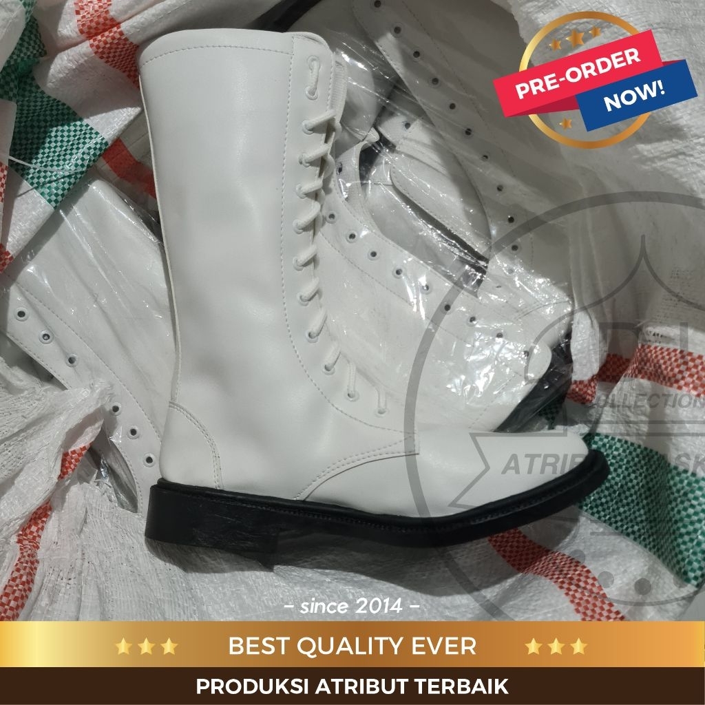 Sepatu boot paskibra/sepatu baris/sepatu paskibra