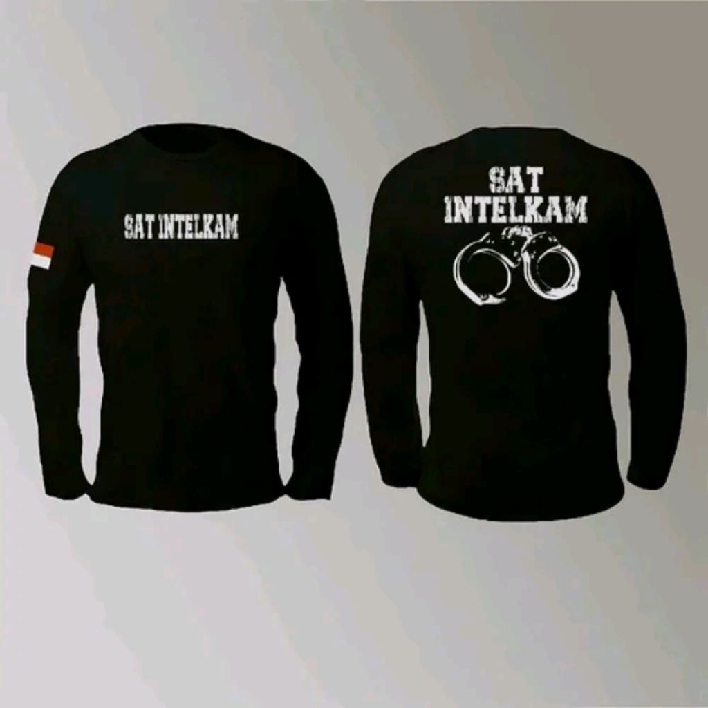 KAOS LENGAN PANJANG SAT INTELKAM MOTIF BORGOL