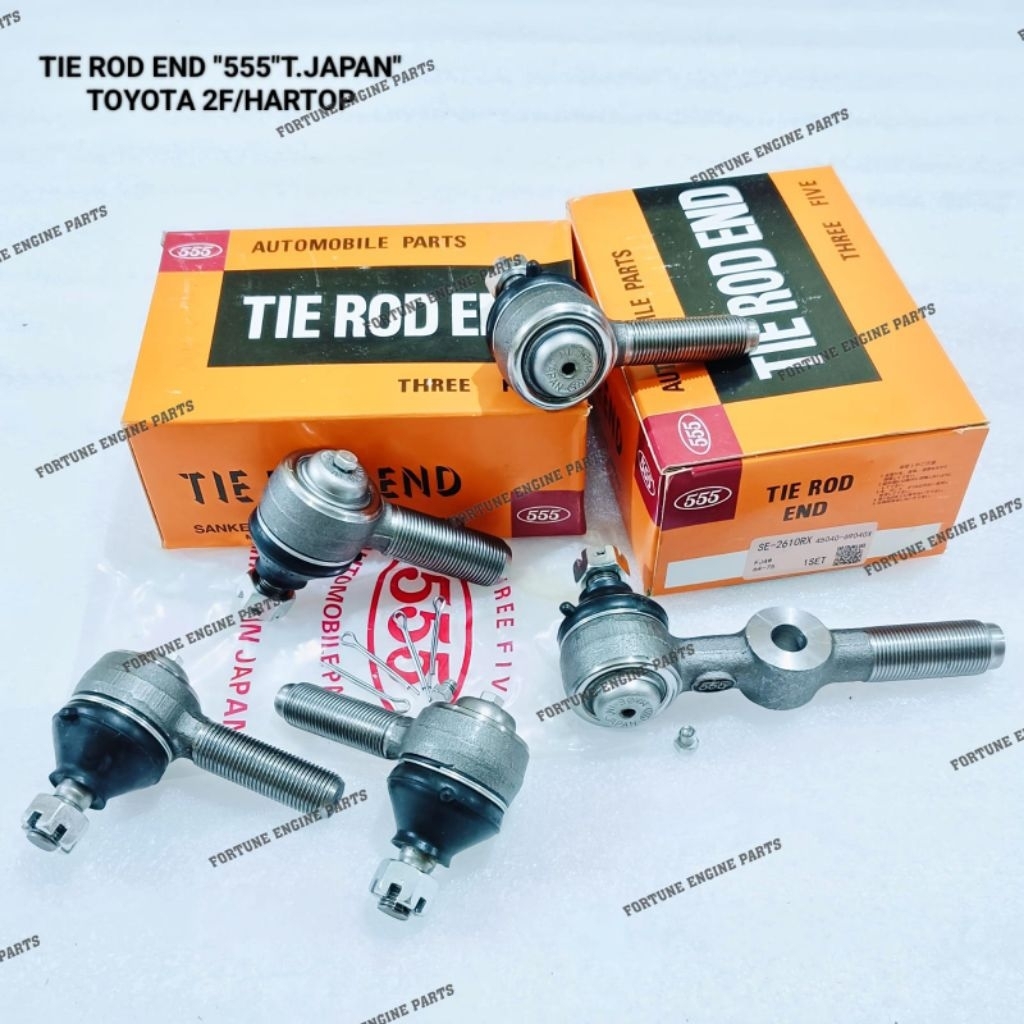 TIE ROD END TIEROD END 1F 2F HARTOP FJ40 FJ45 BJ40 ORI 555 JAPAN HARGA 1SET