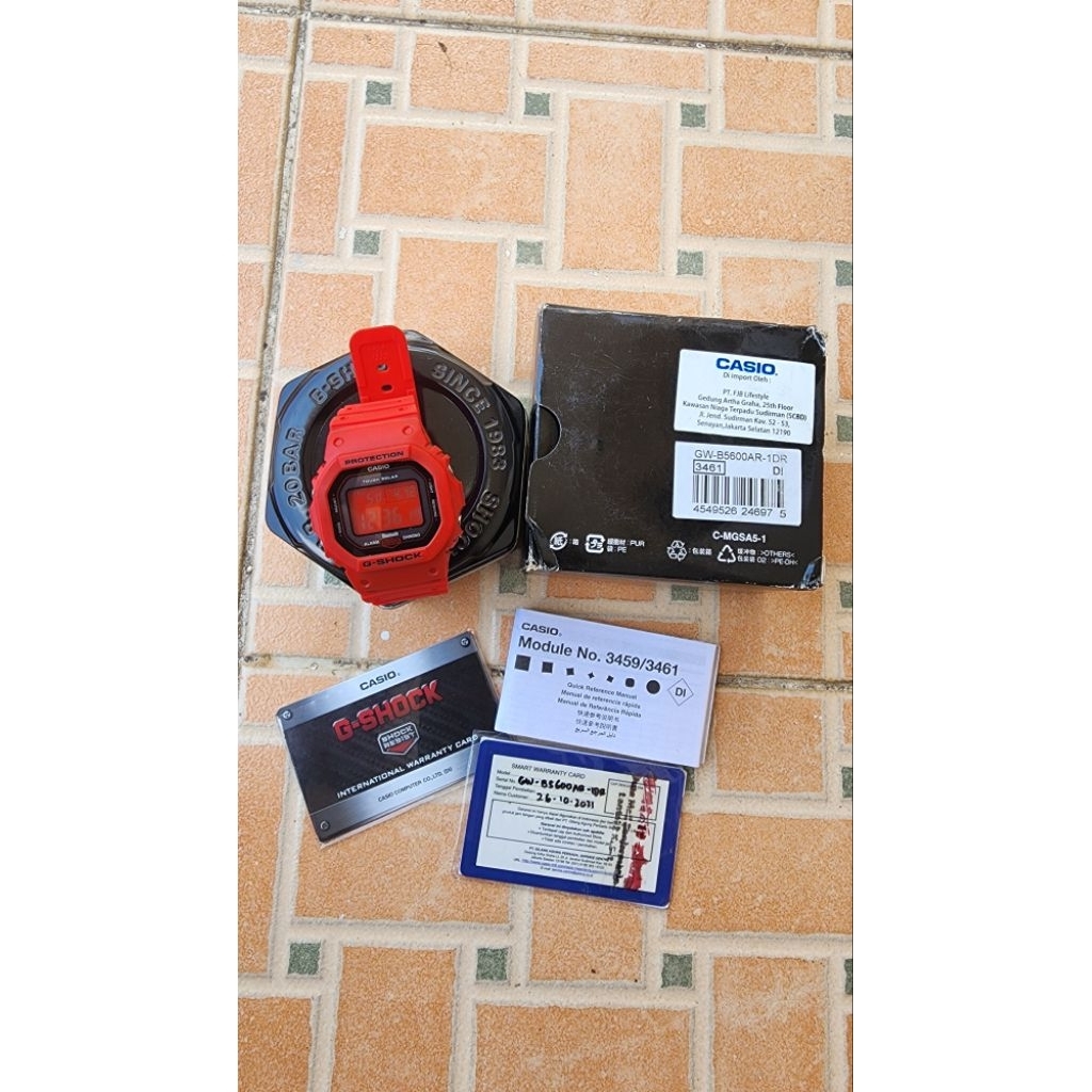 G Shock Seri GW-B5600AR-1DR