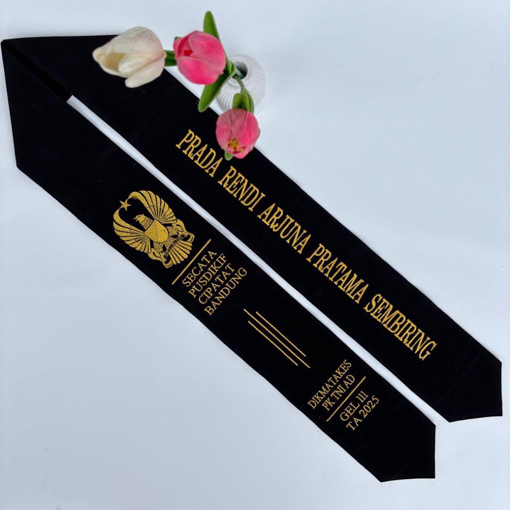 Selempang Pelantikan TNI/Secata/Secaba/Dikmata/