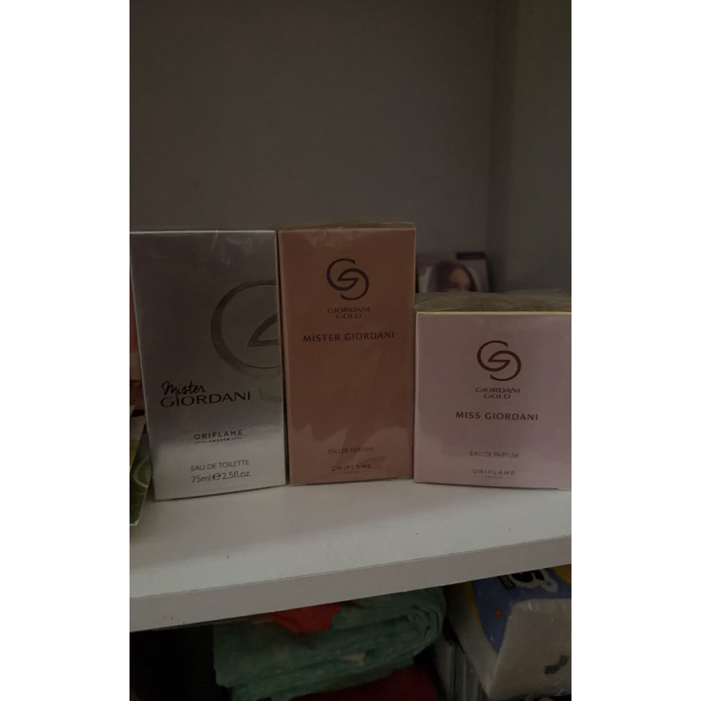 MISTER GIORDANI, MISTER GIORDANI GOLD & MISS GIORDANI GOLD EAU DE TOILETTE