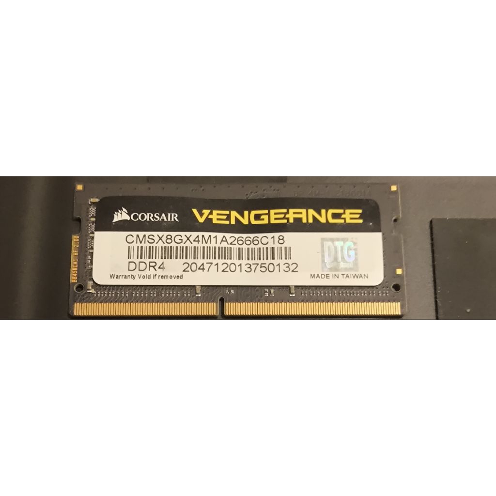 RAM LAPTOP DDR4 8GB 2666Mhz CORSAIR