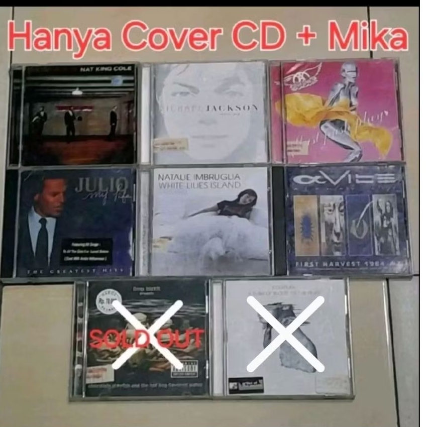 Hanya Cover CD + Kotak Mika CD