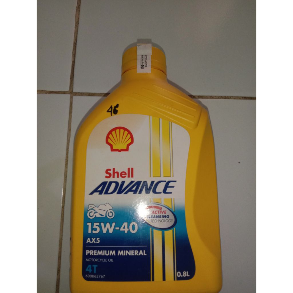 oli Shell 15w-40 manual