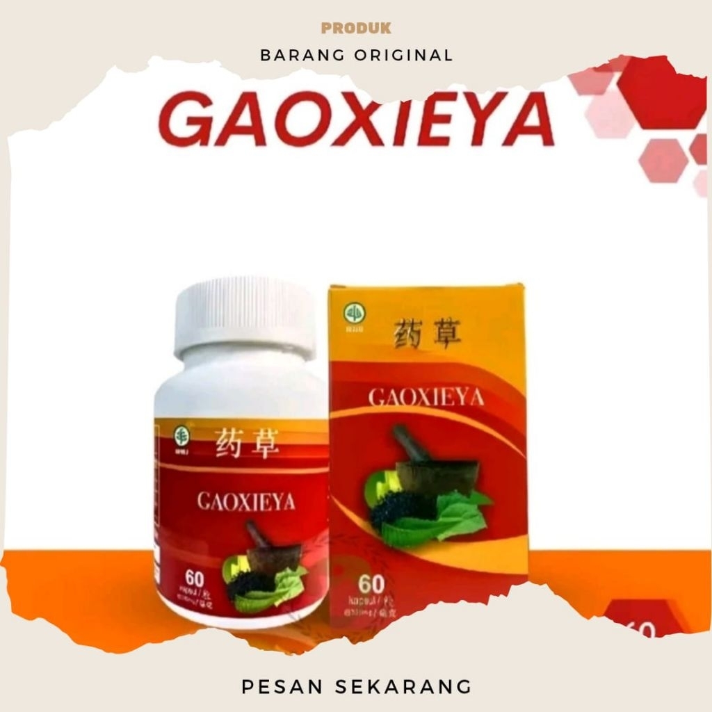 J-i-a-n C-a-r-e G-a-o-x-i-e-y-a Original - Obat Herbal Kapsul Cina Untuk Mengatasi Diabetes